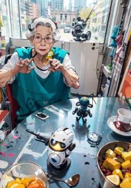 一个奶奶和机器人的故事